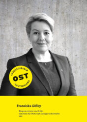 Franziska Giffey, Bürgermeisterin von Berlin, Senatorin für Wirtschaft, Energie und Betriebe, SPD.