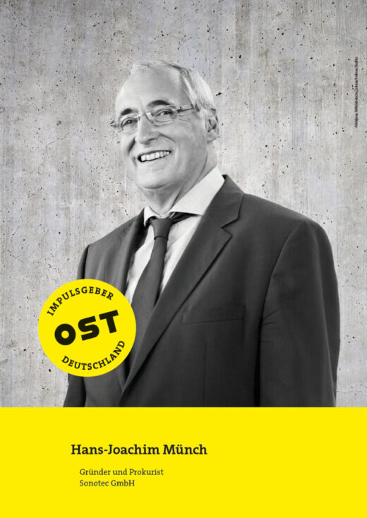 Hans-Joachim Münch, Gründer und Prokurist, Sonotec GmbH. Abbildung: Mitteldeutsche Zeitung/Andreas Stedtler