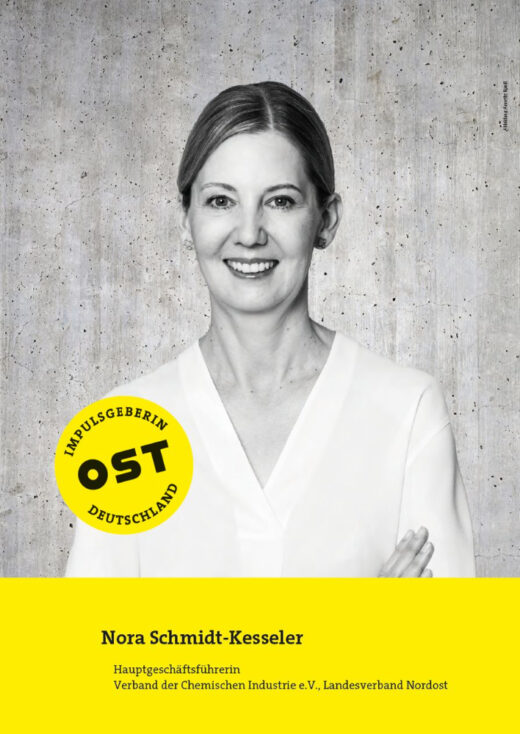 Nora Schmidt-Kesseler, Hauptgeschäftsführerin, Verband der Chemischen Industrie e.V., Landesverband Nordost. Abbildung: Annette Koroll