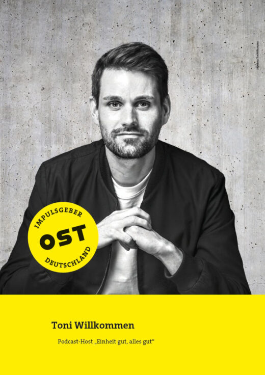 Toni Willkommen, Podcast-Host „Einheit gut, alles gut“. Abbildung: Toni Willkommen