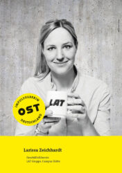 Larissa Zeichhardt, Geschäftsführerin, LAT Gruppe, Campus Hütte. Abbildung: Anne Grossmann