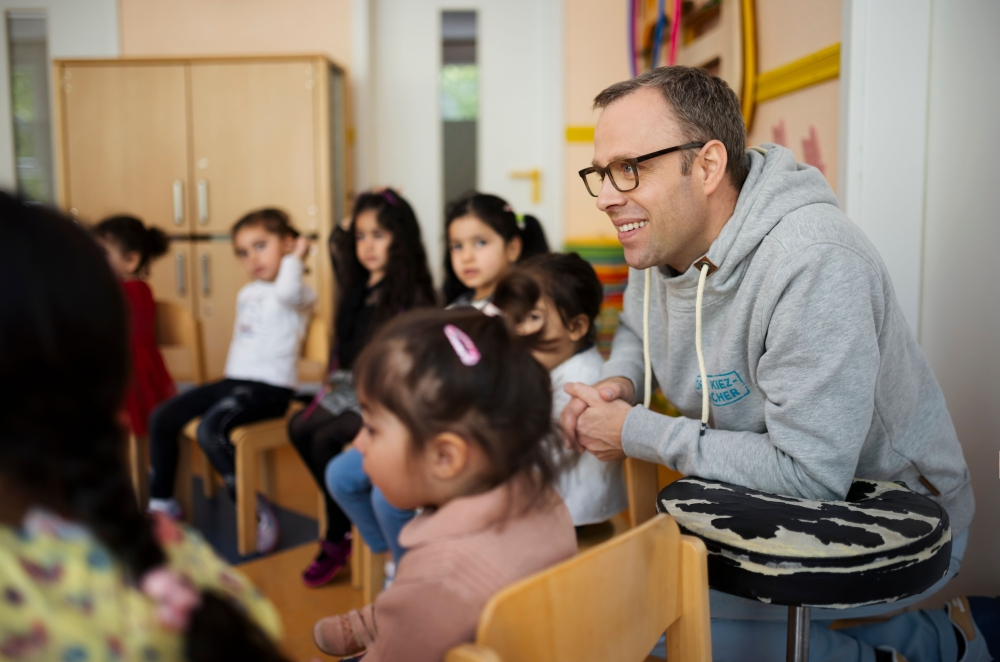 Zu Besuch beim Kinderprojekt Arche in Berlin-Hellersdorf. Abbildung: Tobias Koch.