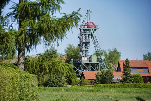 Das Erlebniszentrum Bergbau am Röhrigschacht. Abbildung: IMG