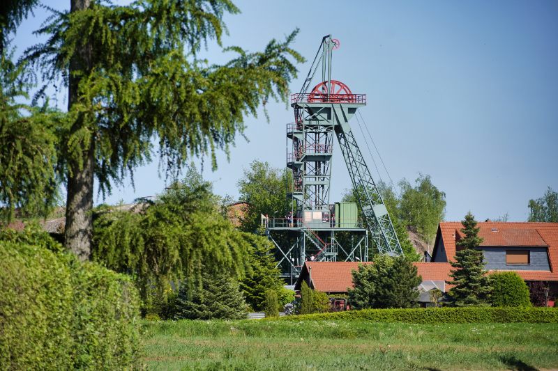 Das Erlebniszentrum Bergbau am Röhrigschacht. Abbildung: IMG