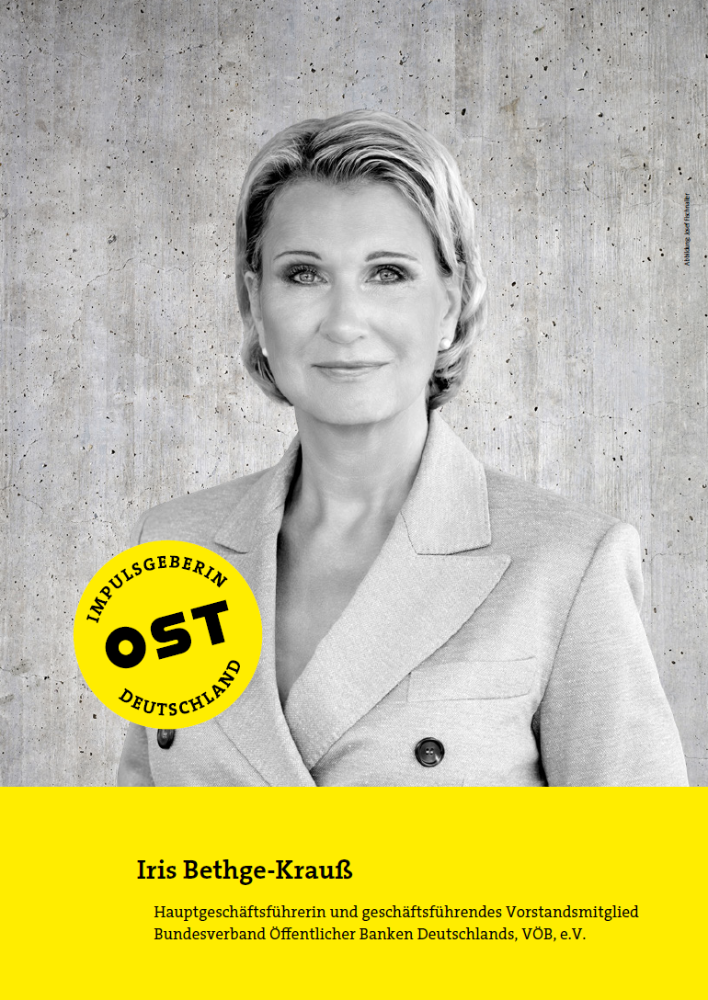 Iris Bethge-Krauß, Hauptgeschäftsführerin und geschäftsführendes Vorstandsmitglied Bundesverband Öffentlicher Banken Deutschlands, VÖB, e.V. Abbildung: Josef Fischnaller