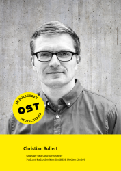 Christian Bollert, Gründer und Geschäftsführer Podcast-Radio detektor.fm (BEBE Medien GmbH). Abbildung: detektor.fm, Susann Jehnichen