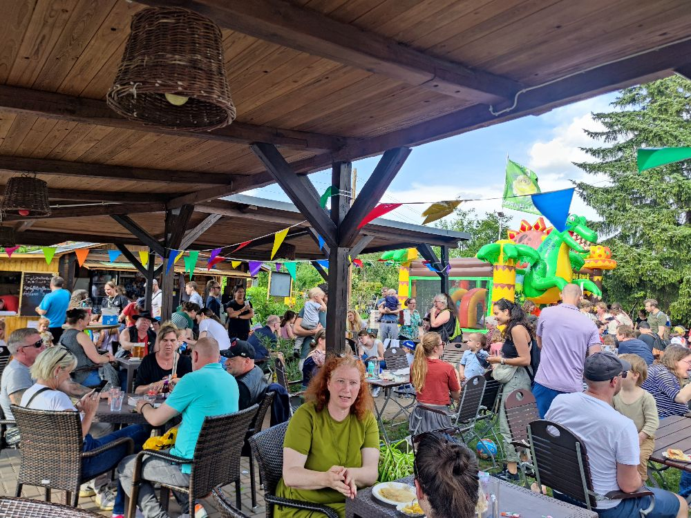 Robert Ide ist ehrenamtlicher Vorsitzender der Bornholmer Gärten, in denen seit vielen Jahren Feste und Aktionen stattfinden.