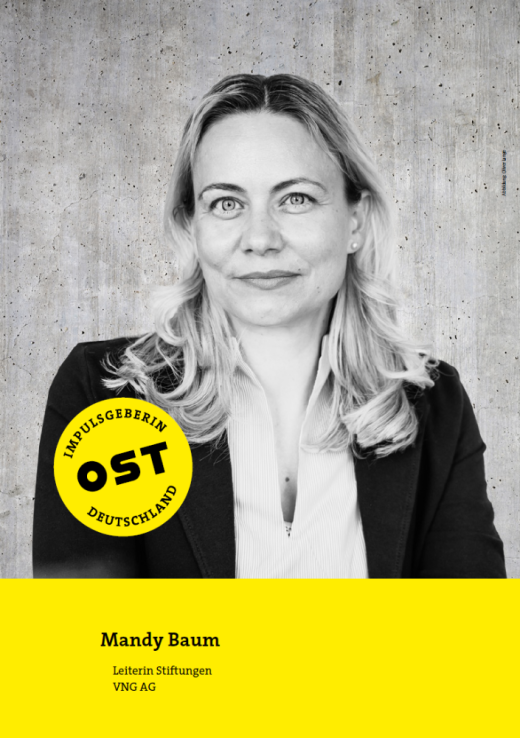 Mandy Baum, Leiterin Stiftungen VNG AG. Abbildung: Oliver Lange
