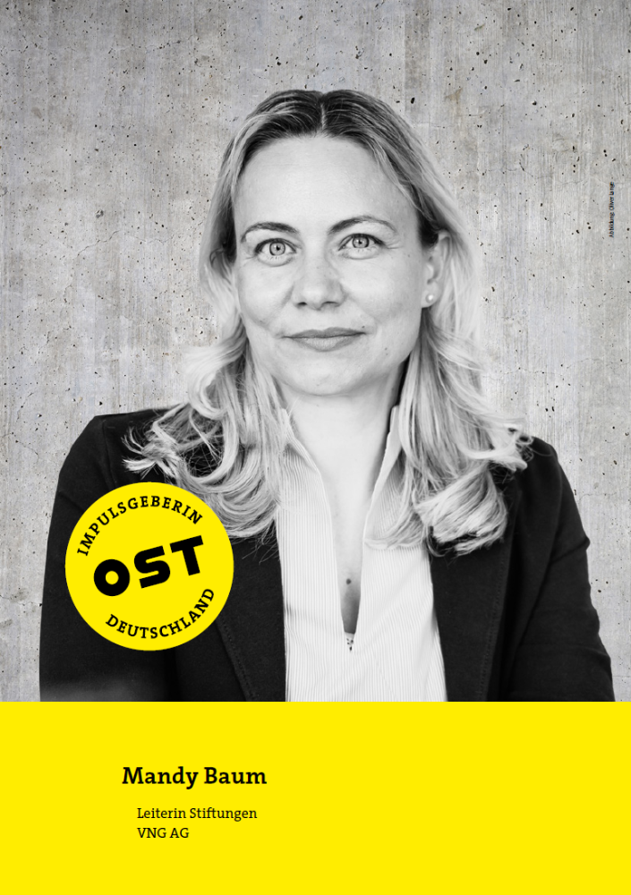 Mandy Baum, Leiterin Stiftungen VNG AG. Abbildung: Oliver Lange