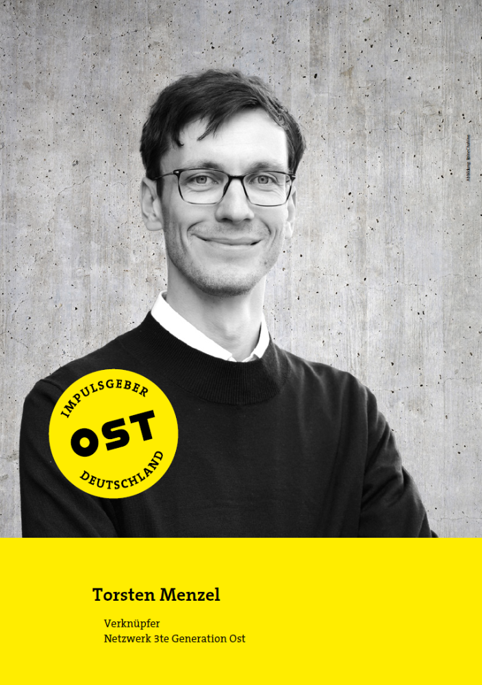 Torsten Menzel, Verknüpfer, Netzwerk 3te Generation Ost. Abbildung: Reine Chahine