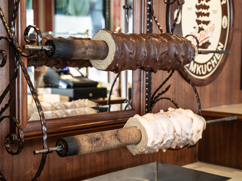 Der Baumkuchen ist Werbeträger der Hansestadt Salzwedel. Abbildung: IMG