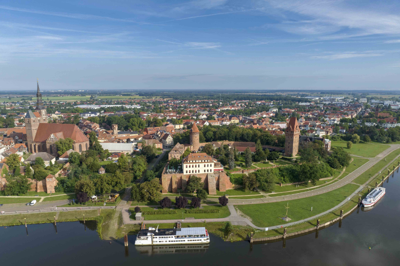 Burg und Schlosshotel in Tangermünde. Abbildung: IMG