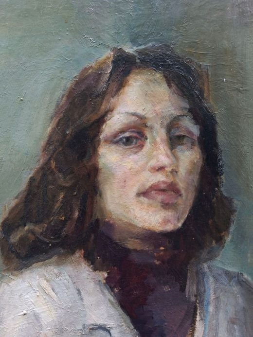 Selbstportrait der Künstlerin Ulla Walter. Abbildung: Ulla Walter