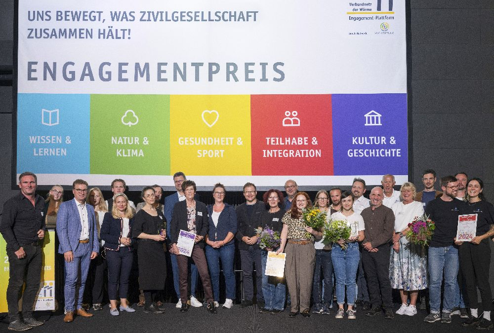 Vergabe des Engagement-Preises im Rahmen der Jubiläumsfeier „15 Jahre VNG-Stiftung“, Halle/Saale 2024. Abbildung: VNG-Stiftung