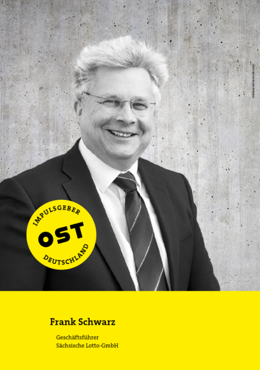 Frank Schwarz, Geschäftsführer Sächsische Lotto-GmbH. Abbildung: Sächsische Lotto-GmbH