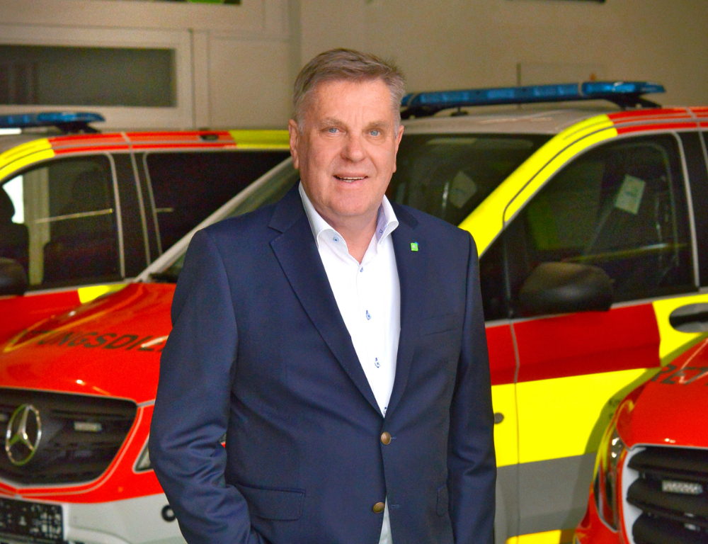 Hans-Jürgen Schwarz, Geschäftsführer Ambulanz Mobile GmbH & Co. KG, ruft zum Handeln auf. Abbildung: Ambulanz Mobile