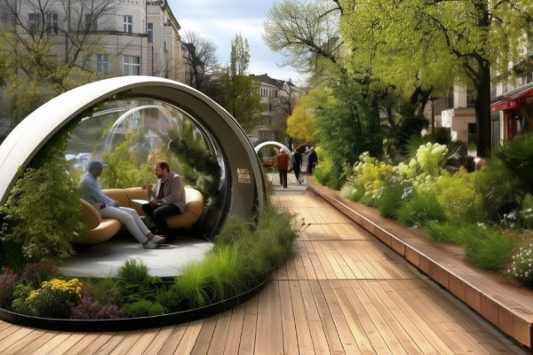 Kiez Labs sollen neben den Satellitenstandorten und dem zentralen Expo Areal zum Konzept gehören. Abbildung: Expo 2035 Berlin GmbH