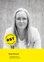 Katja Dietrich: Was der Wandel erfordert. Appell für Mut, Selbstvertrauen und Zusammenhalt Katja Dietrich, Oberbürgermeisterin Weißwasser/Oberlausitz. Abbildung: Tine Jurtz