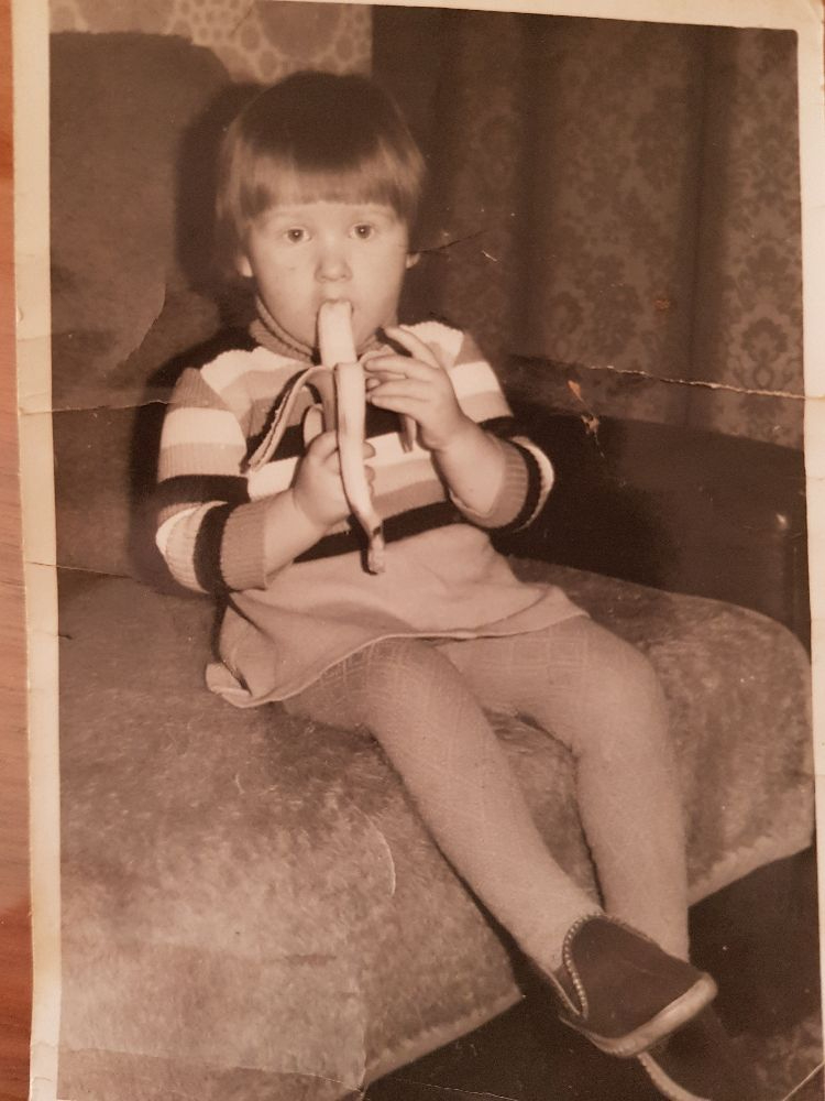 Die DDR und die Banane – die Südfrucht war nicht nur für Katja Dietrich etwas Besonderes. Abbildung: privat