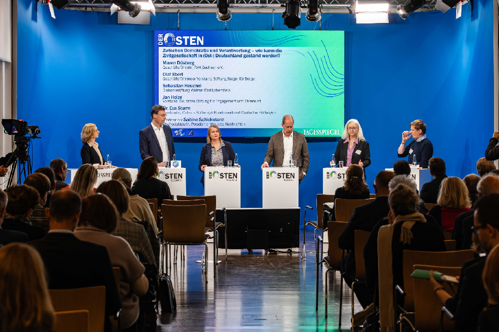 Tagesspiegel-Konferenz „Der Osten“, 2024. Abbildung: Marie Staggat