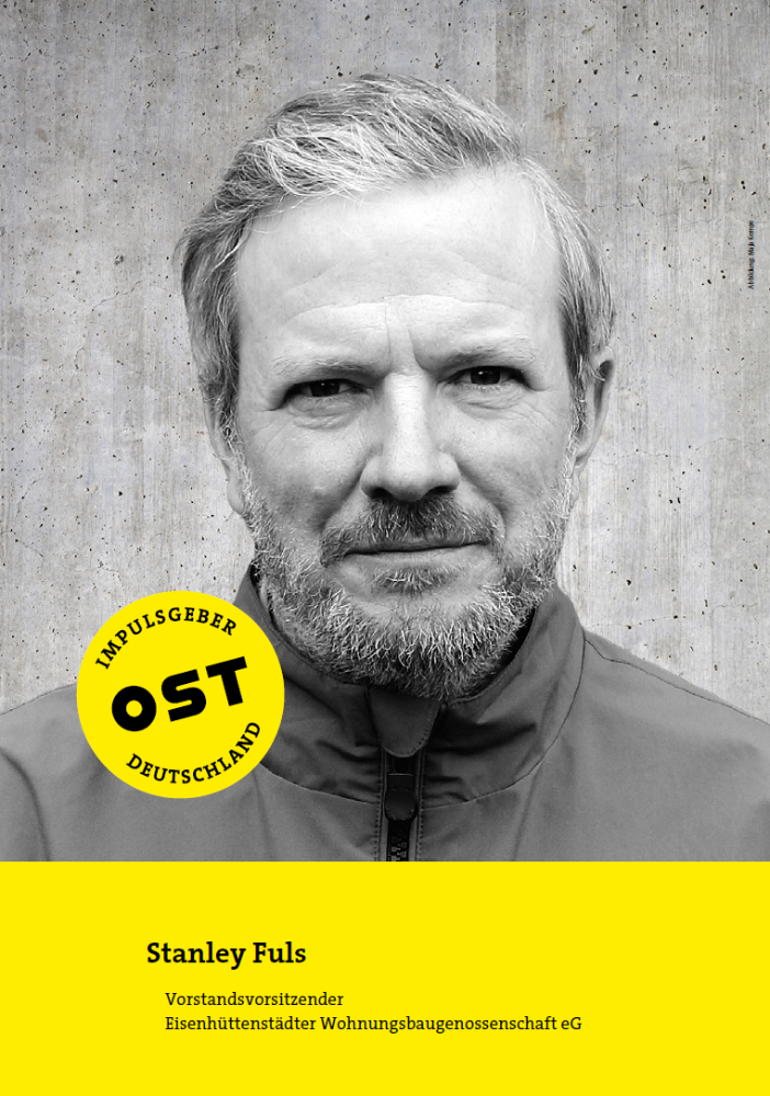Stanley Fuls, Vorstandsvorsitzender Eisenhüttenstädter Wohnungsbaugenossenschaft eG. Abbildung: Maja Kempe