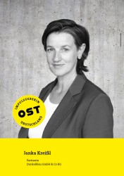 Janka Kreißl, Partnerin Dunkelblau GmbH & Co KG. Abbildung: Noa Marie Sandke