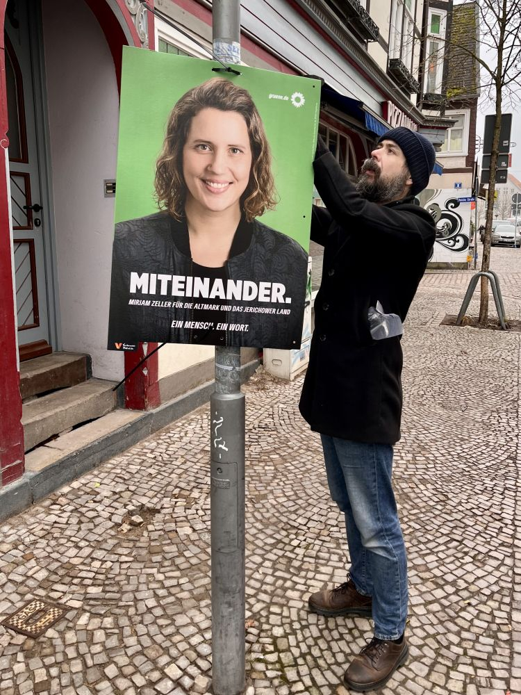 Werben für ein Miteinander in der Altmark und dem Jerichower Land. Abbildung: privat/Tobias Kremkau