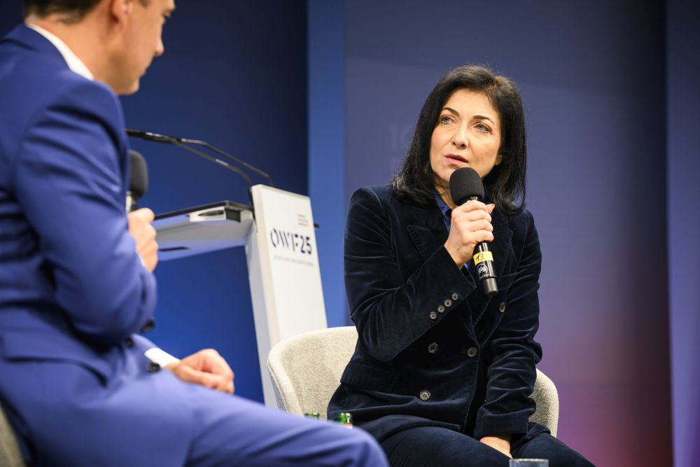 Bundeswirtschaftsministerin Katherina Reiche auf dem OWF 2025. Sie wird auch 2026 erwartet. Abbildung: Deutschland – Land der Ideen, Brundert/Marquardt