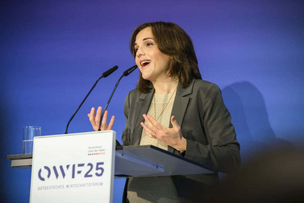 Die Ostbeauftragte der Bundesregierung Elisabeth Kaiser spricht auch auf dem OWF 2026. Abbildung: Deutschland – Land der Ideen, Brundert/Marquardt