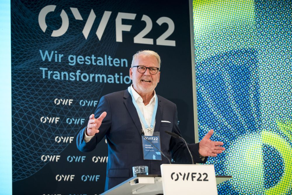 2022: Das Ostdeutsche Wirtschaftsforum in Bad Saarow findet unter dem Motto „Wir gestalten Transformation“ statt. Abbildung: Deutschland - Land der Ideen, Bernd Brundert