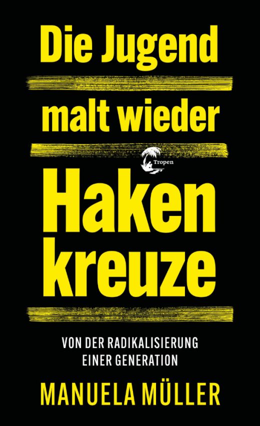 Das Cover von Manuela Müllers Buch: Die Jugend malt wieder Hakenkreuze