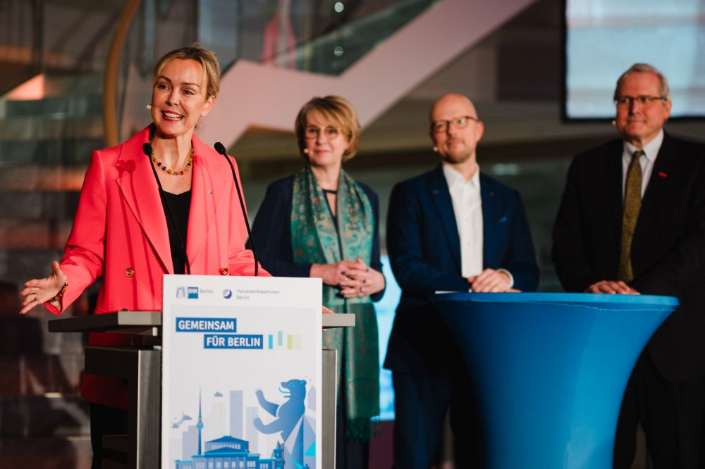 Jahresauftakt „Ehrenamt und Politik“ von der IHK Berlin und Handwerkskammer Berlin am 15. Januar 2025 bei der IHK Berlin. Abbildung: Ines Hasenau, IHK Berlin