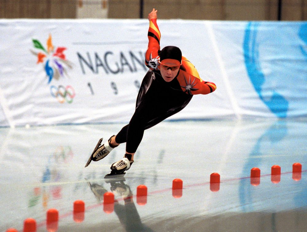 Franziska Schenk bei den Olympischen Spielen von Nagano 1998. Abbildung: Sascha Fromm