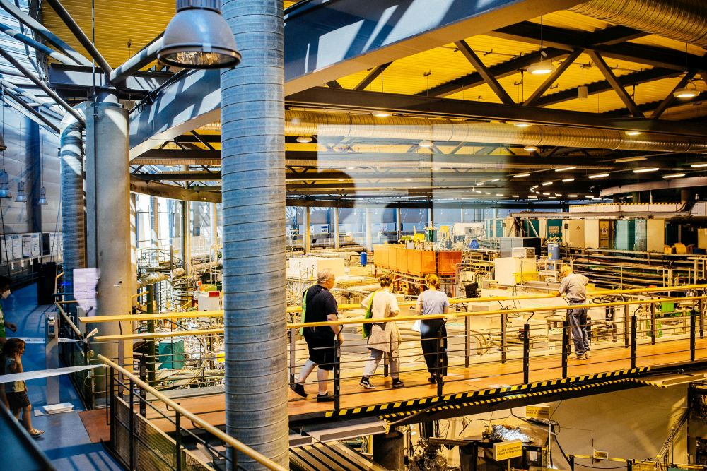 Besichtigung des Elektronenspeicherrings BESSY II im Helmholtz-Zentrum Berlin. Abbildung: WISTA Management GmbH