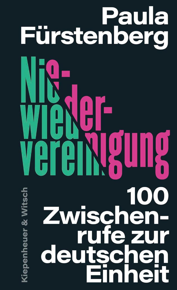 Das Cover von Paula Fürstenbergs Buch „Niewiedervereinigung“